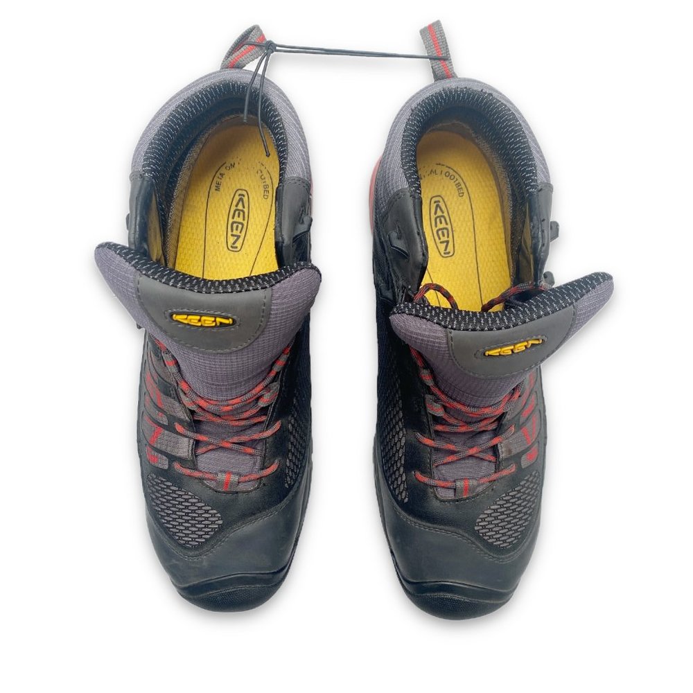 Keen - Black, Laceup, Waterproof Durable Hiking Shoes, Mens Size 13 - Picture 3 of 14